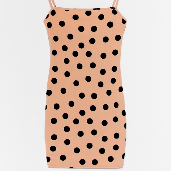 Polka Dot Slight Cowl Neck Tea Party Piece - Picture 1 of 5